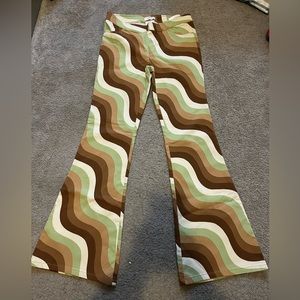 Hollister low rise social tourist flare pants